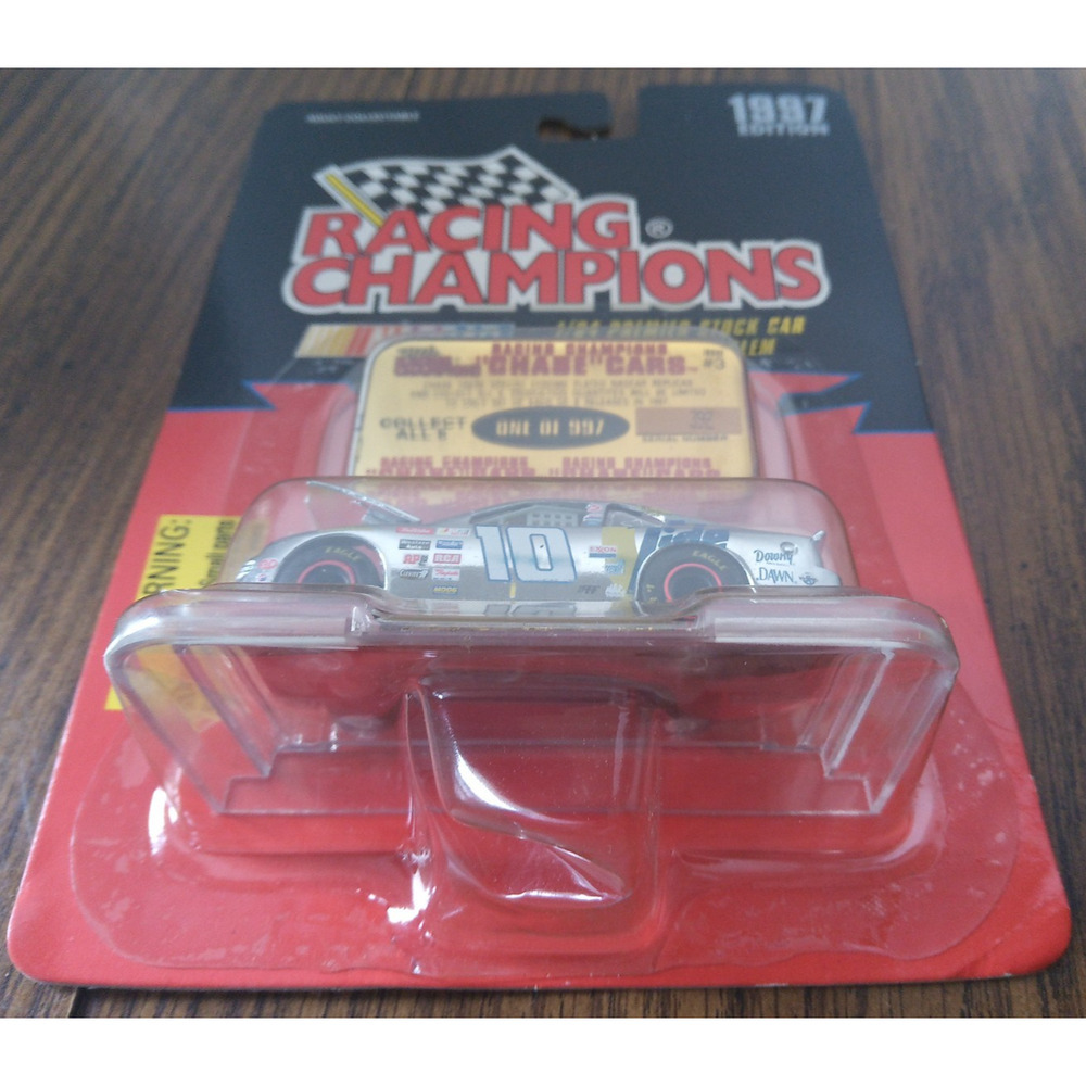 Racing Champions 1997 Chase Cars #10 Ricky Rudd Tide Car One Of 997 Serial #392